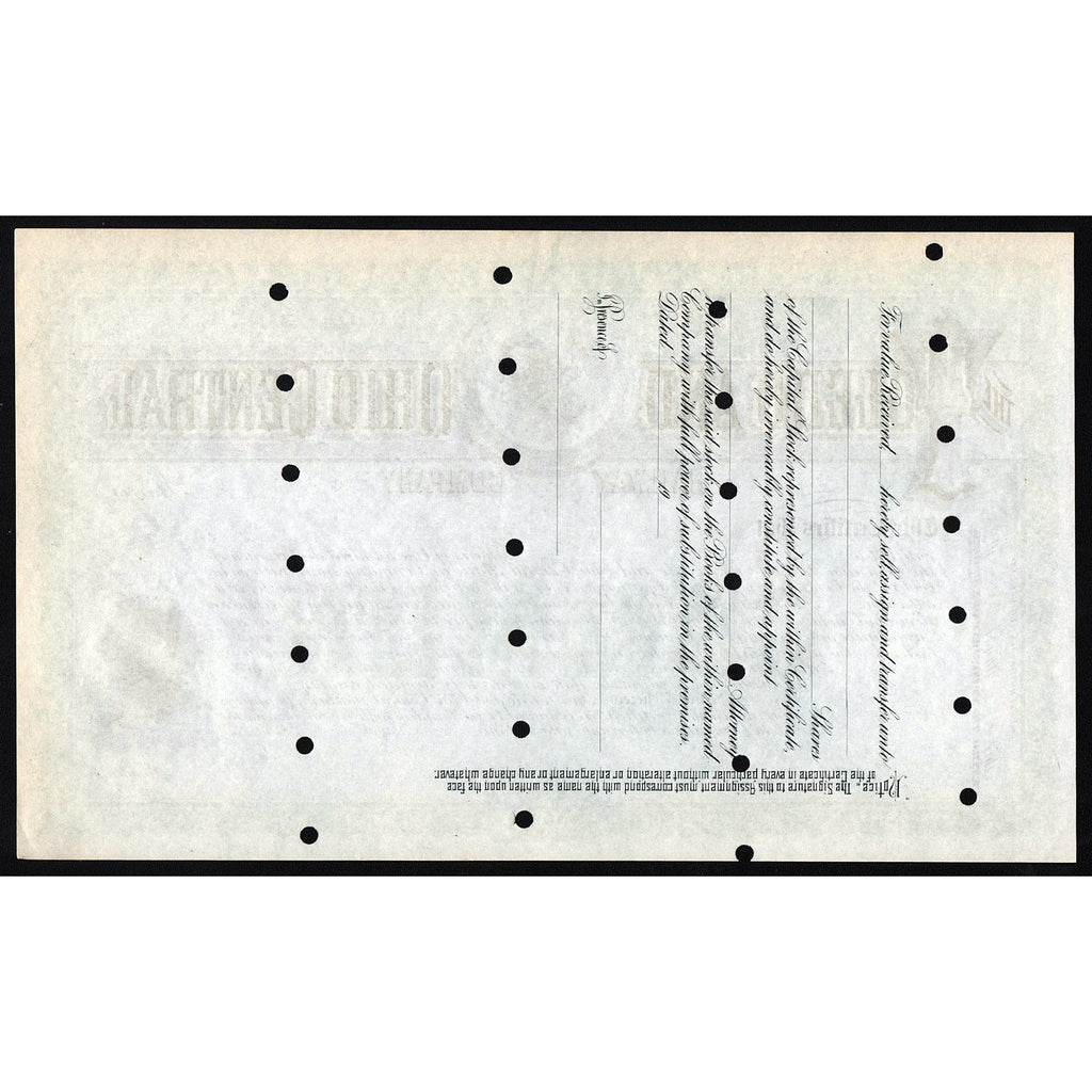 The Toledo and Ohio Central Railway Company