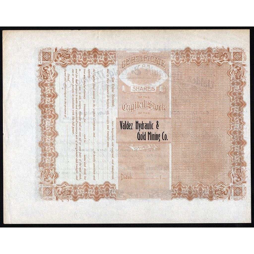 Valdez Hydraulic & Gold Mining Co.