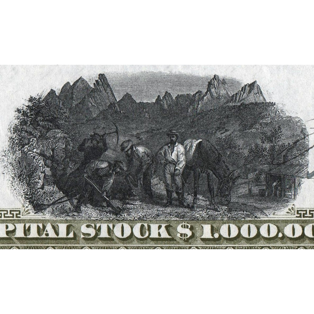 Alaska United Gold Mining Company San Francisco California Stock Certificate