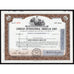 Liberian International American Corp. Stock Certificate