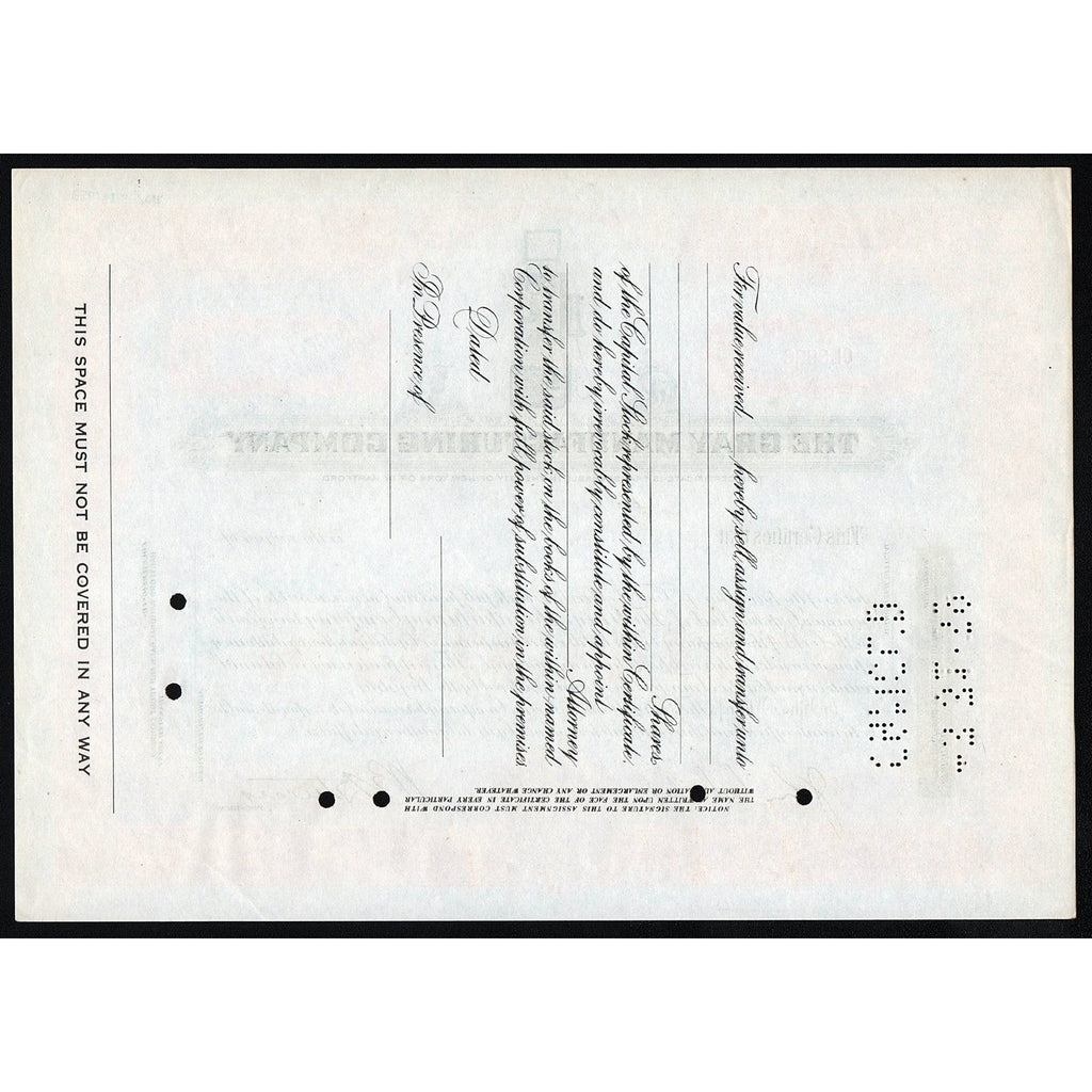 The Gray Manufacturing Company