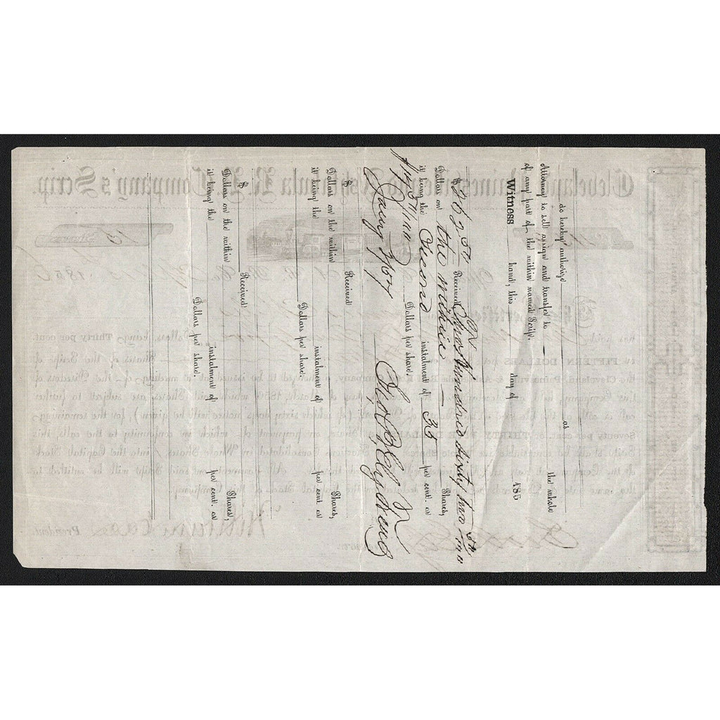 Cleveland, Painesville and Ashtabula R. R. Company’s Scrip
