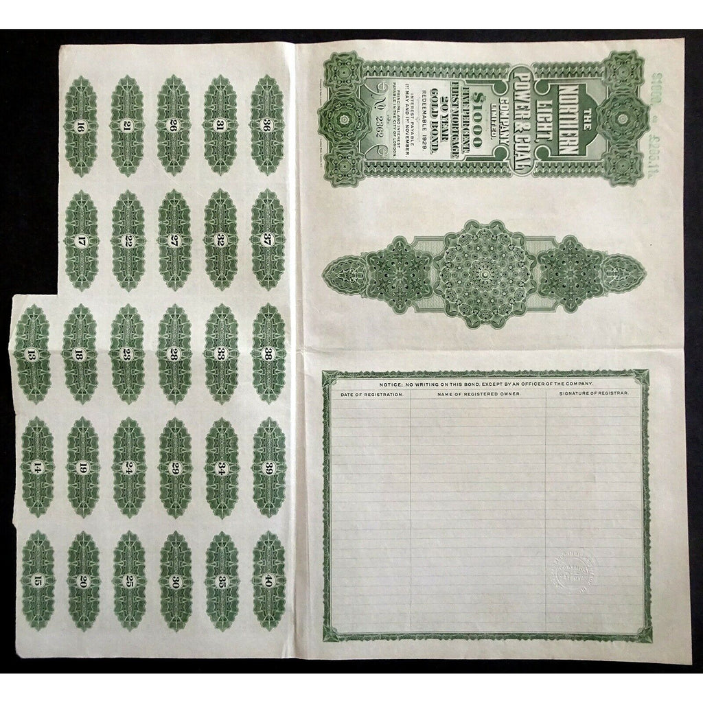 The Northern Light, Power & Coal Company Limited