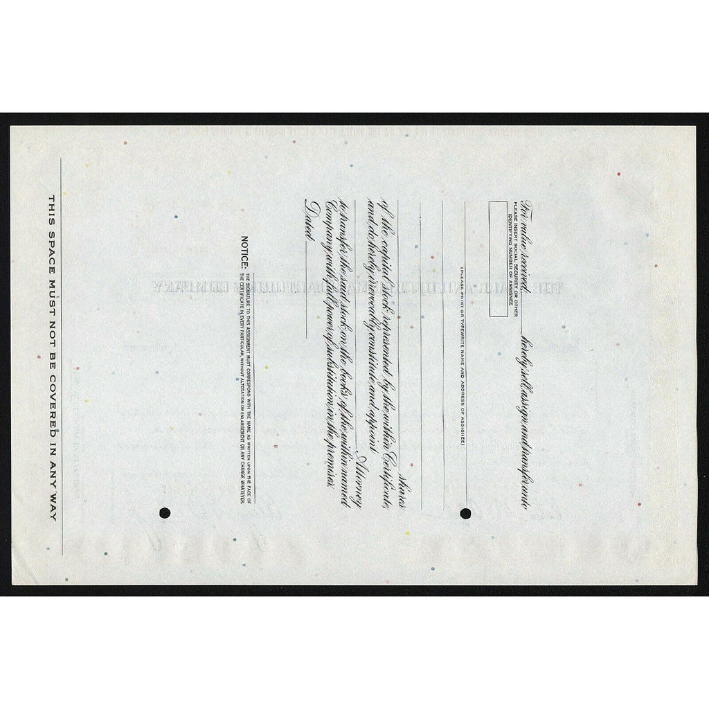 The Black and Decker Manufacturing Company (Specimen)