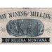 Blackfoot Mining and Milling Company of Helena, Montana Stock Certificate