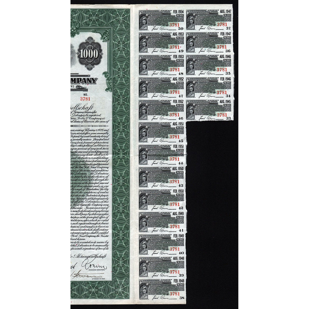 Prussian Electric Company / Preussische Elektrizitäts-Aktiengesellschaft