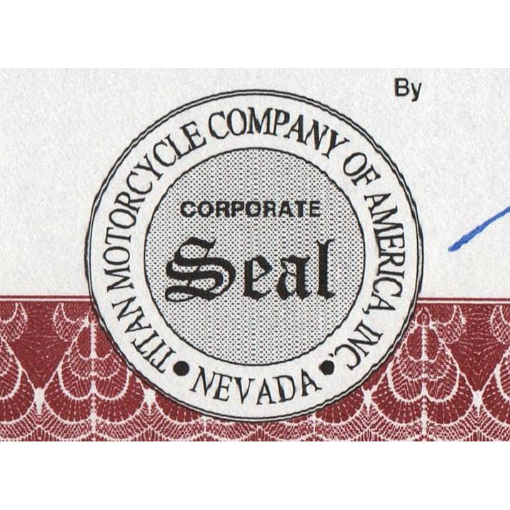 Titan Motorcycle Company of America, Inc.