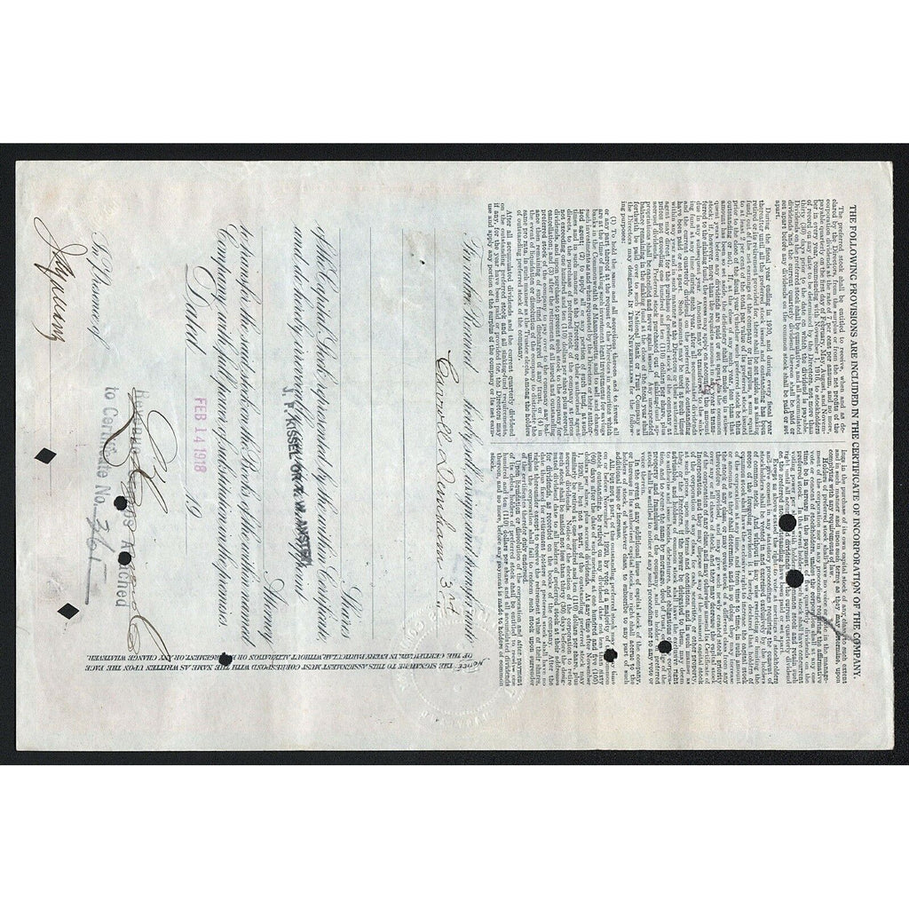 The Nash Motors Company