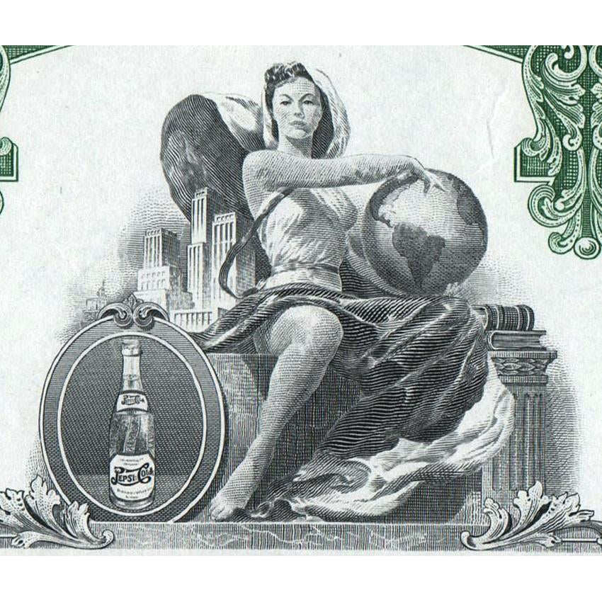 Pepsi-Cola Stock Certificate Pepsi