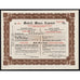Mabell Mines Limited 1951 Quebec Canada Stock Certificate