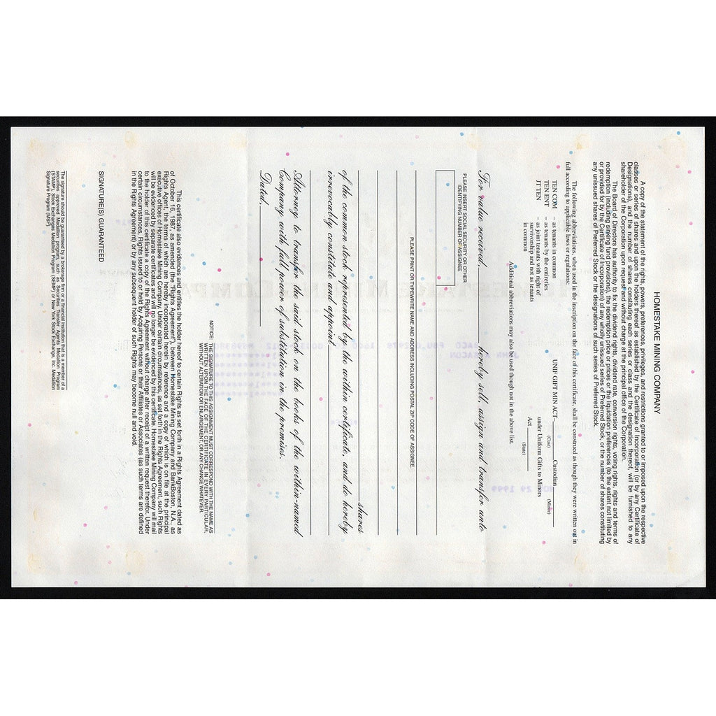 Homestake Mining Company