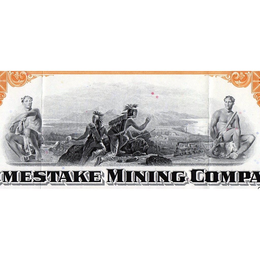 Homestake Mining Company Stock Certificate