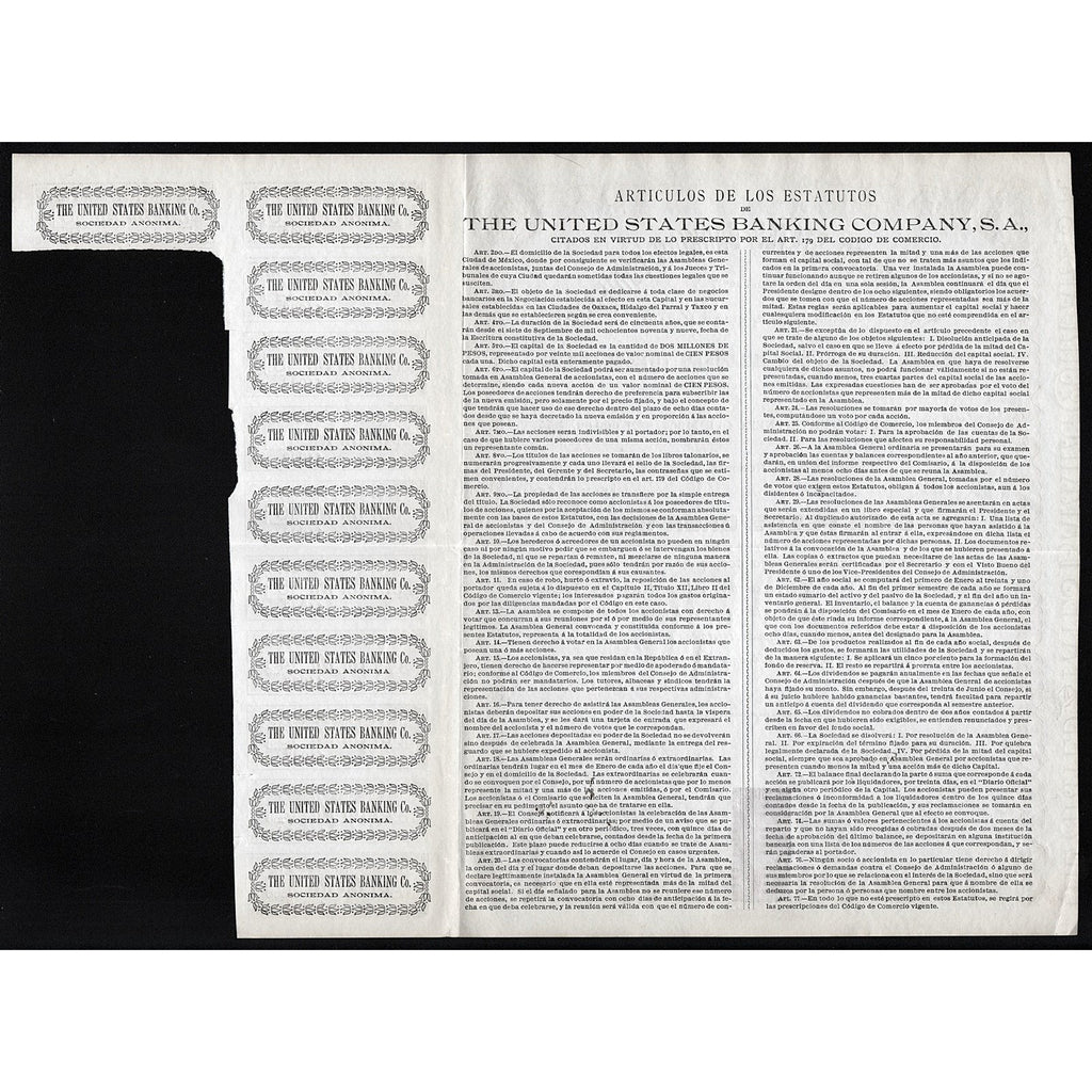 The United States Banking Company