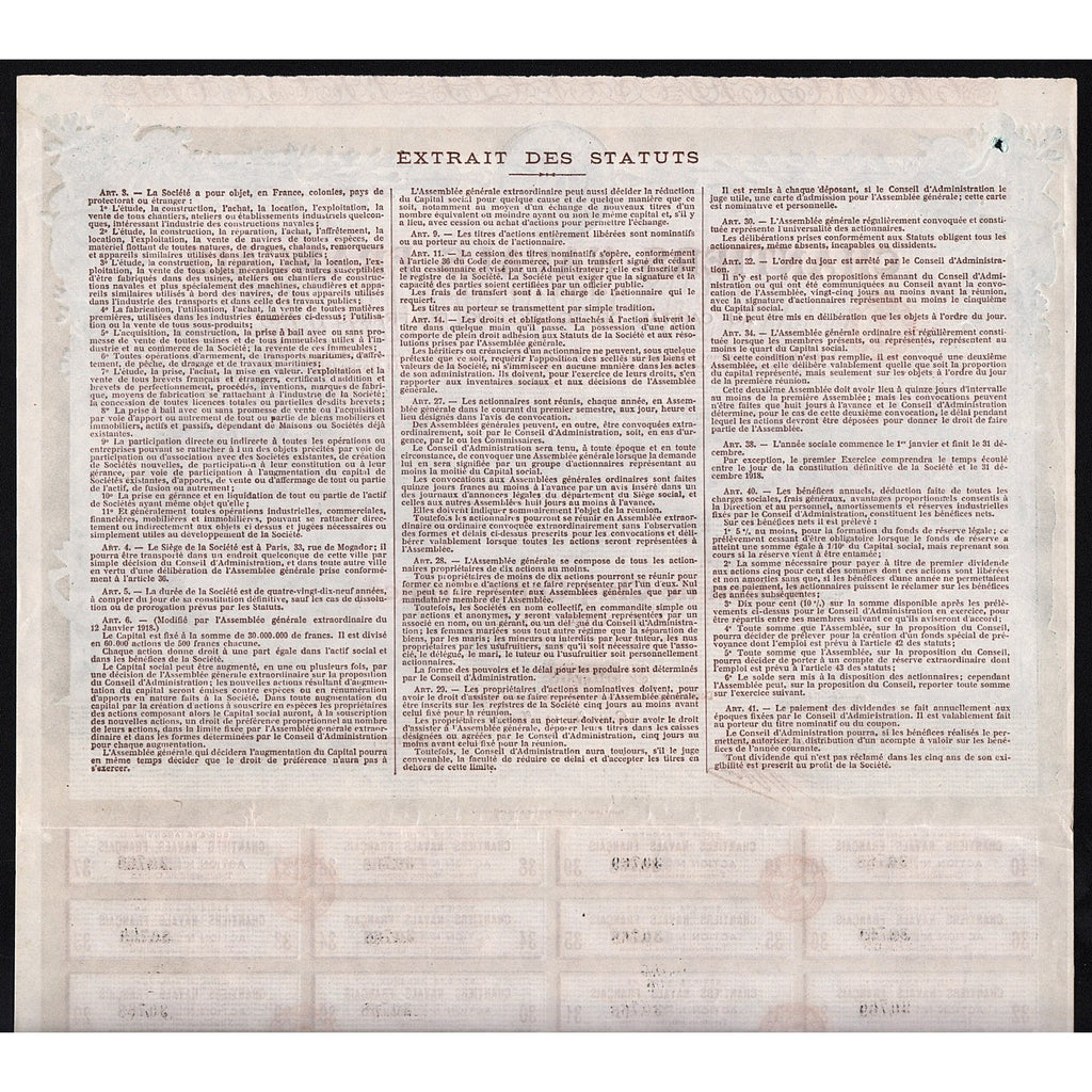 Chantiers Navals Francais Societe Anonyme