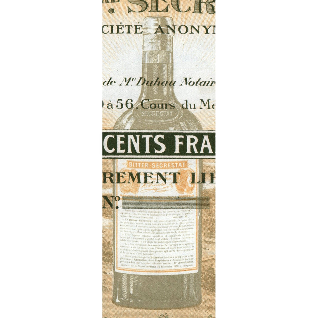 Maison J.Hre. Secrestat Aine 1918 France Vineyard Stock Certificate