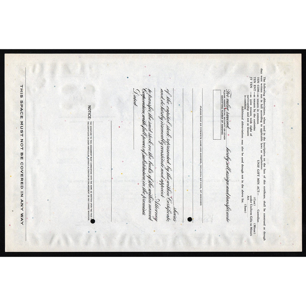 Brunswick Corporation (Specimen)