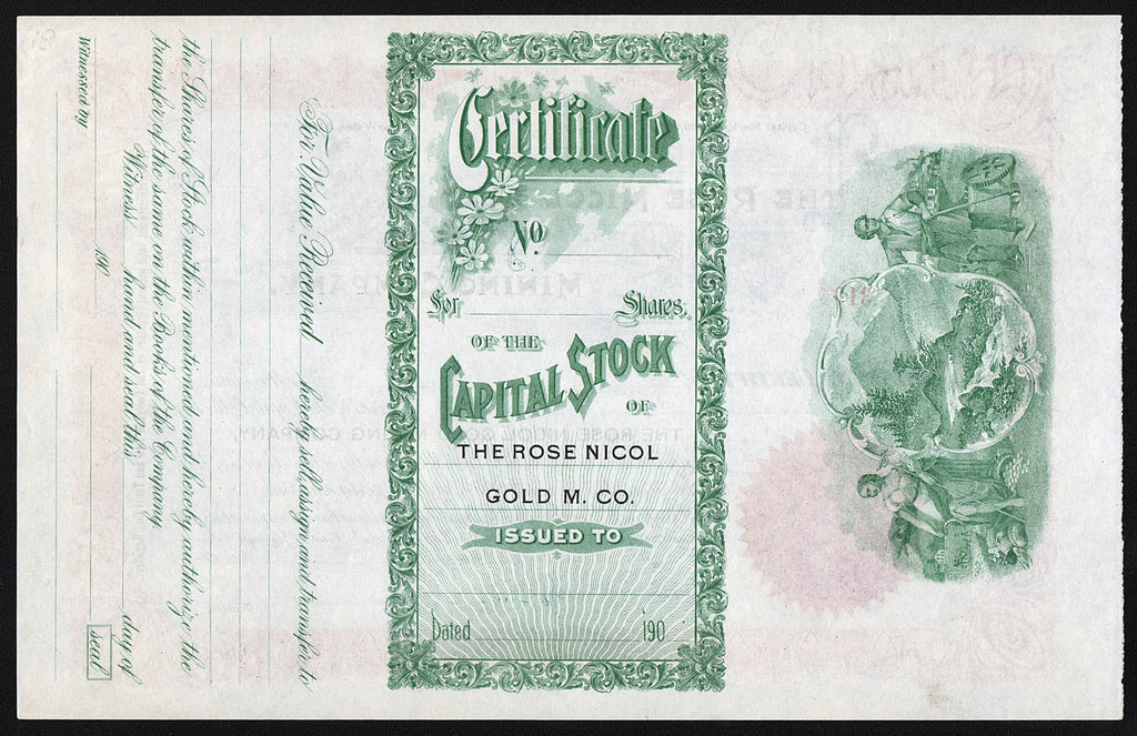 The Rose Nicol Gold Mining Company