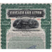 The Chicago and Alton Railroad Company 1899 Gold Bond Certificate