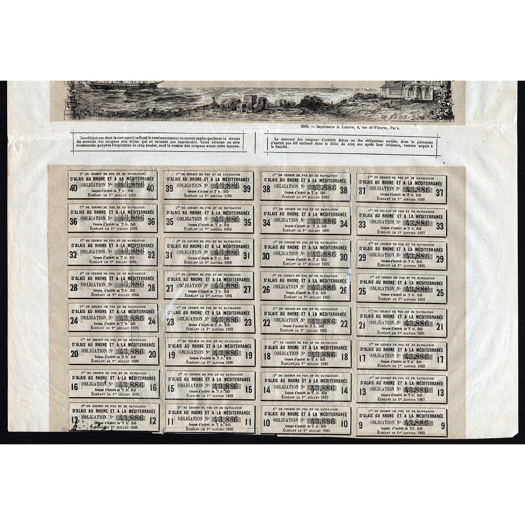 Compagnie de Chemin de Fer et de Navigation d’Alais au Rhone et a la Mediterranee Societe Anonyme