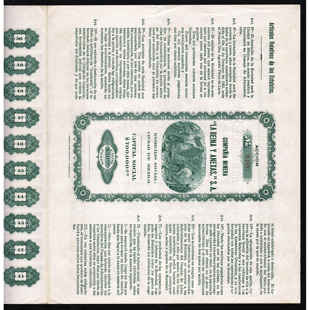 Compania Minera La Reina Y Anexas S.A.