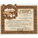 Pantano La Berne, Egea de los Caballeros Pamplona Spain 1929 Stock Certificate