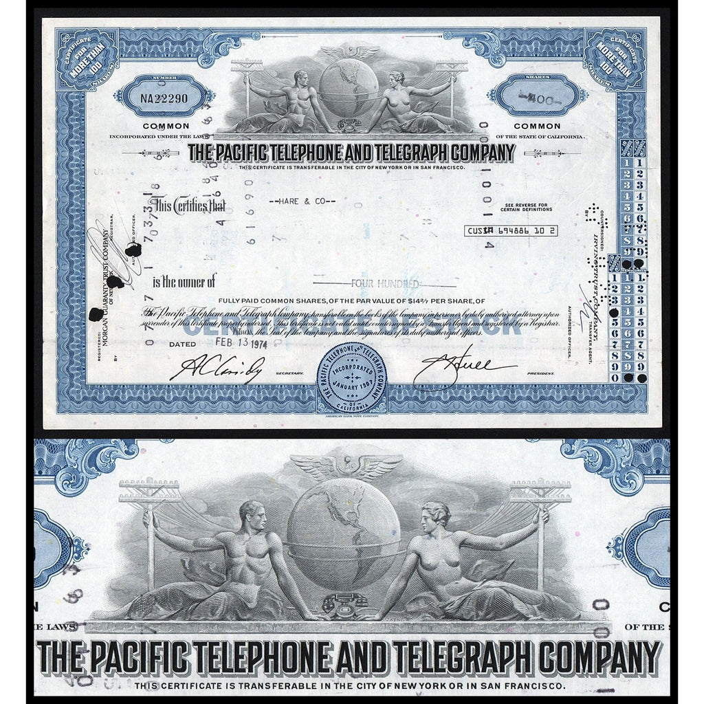 The Pacific Telephone and Telegraph Company California