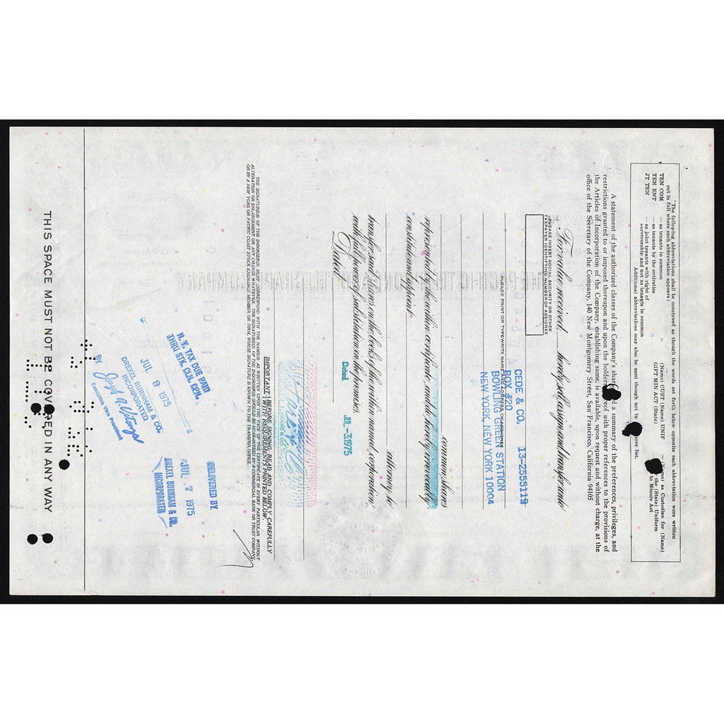 The Pacific Telephone and Telegraph Company