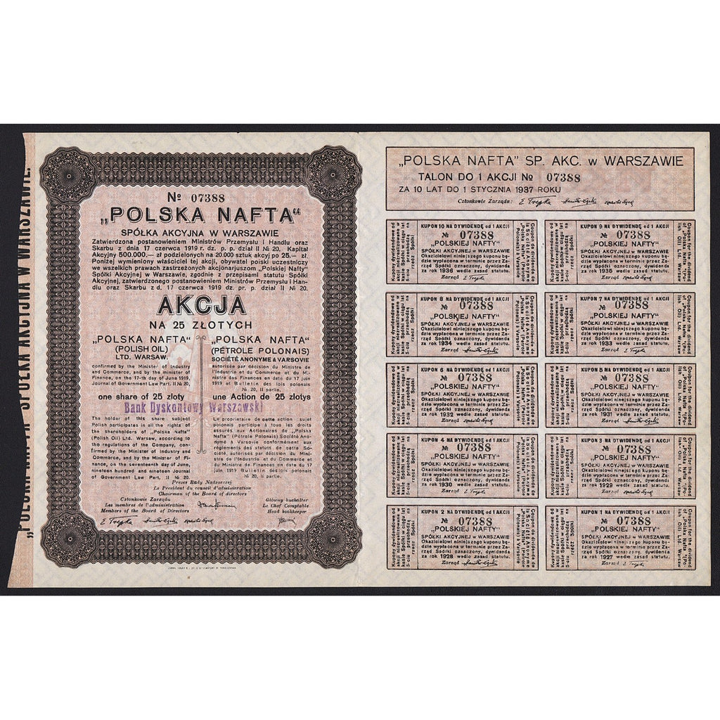 Polska Nafta (Polish Oil) Ltd. Warsaw