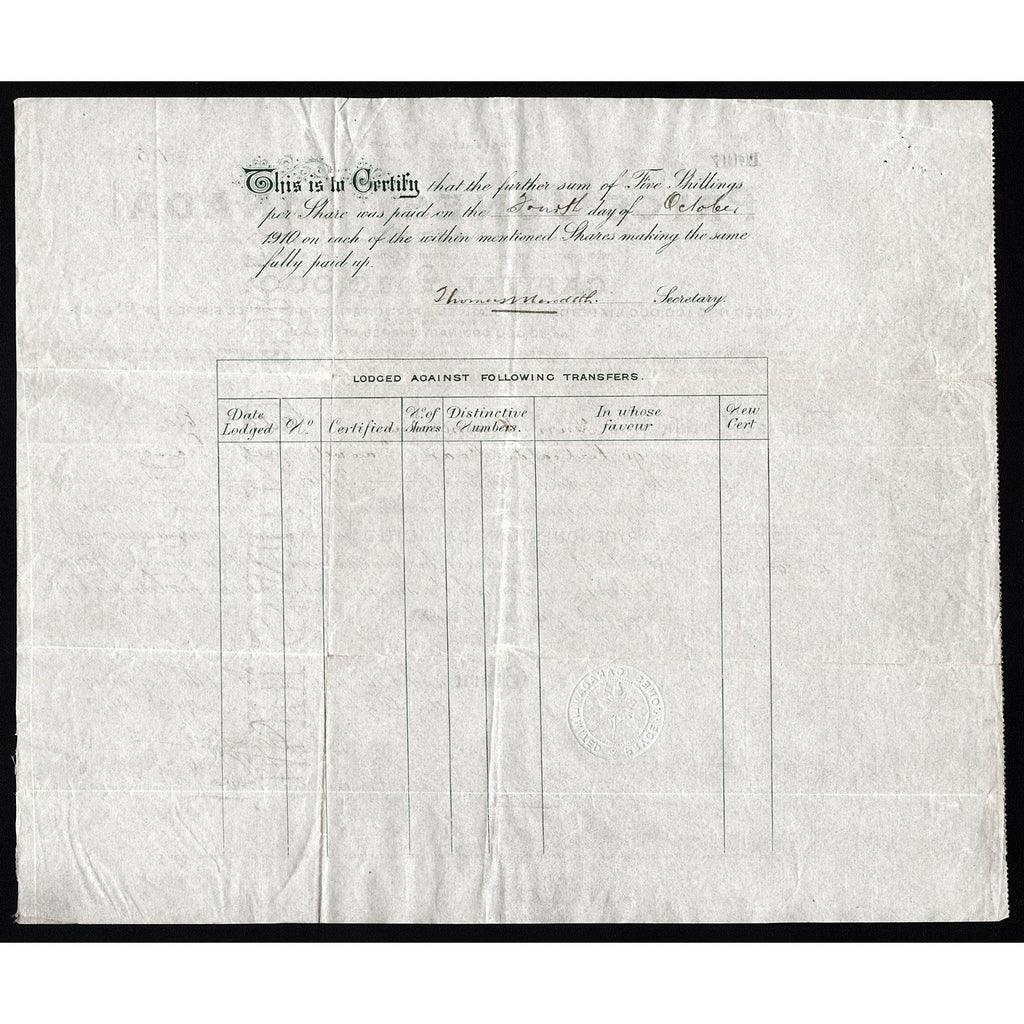 Pryce Jones (Canada) Limited