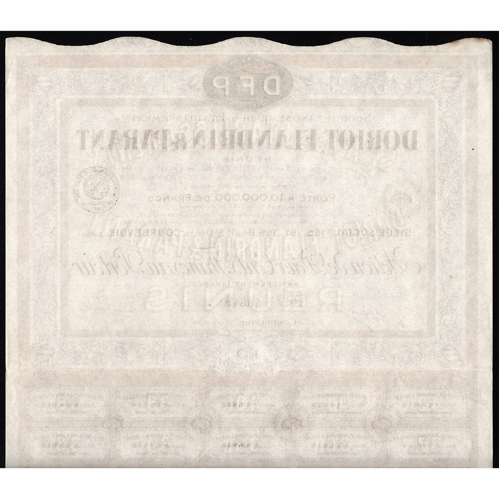 Societe Anonyme des Etablissements Doriot, Flandrin & Parant