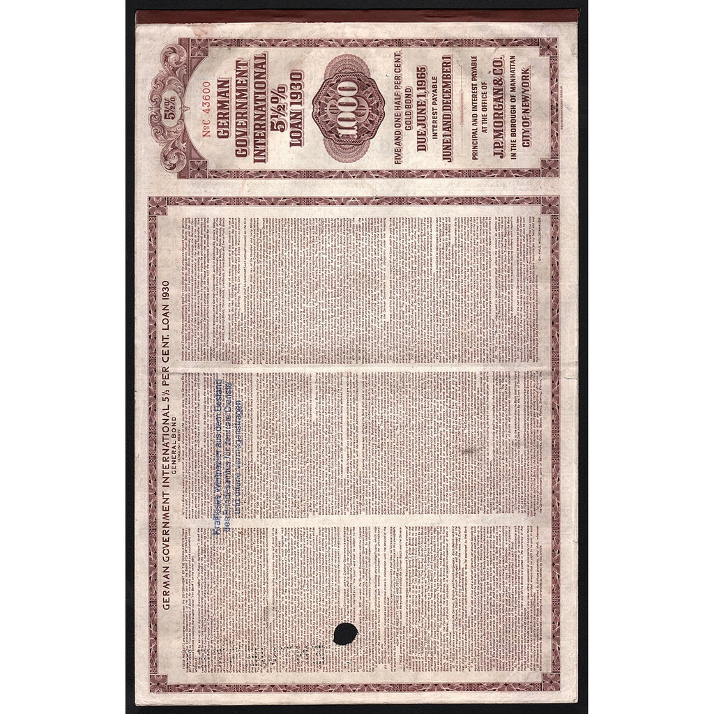 German Government International Loan