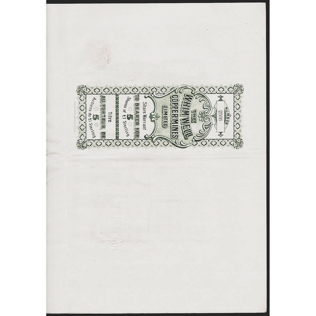 The Whim Well Copper Mines, Limited