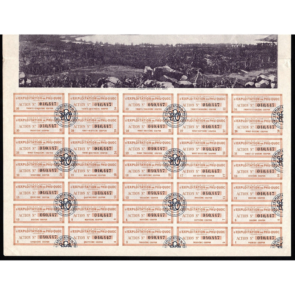 Societe Anonyme D'Exploration de Phu-Quoc (Cochinchine)