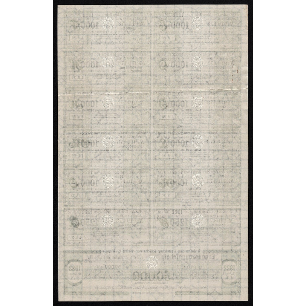 Anleihe des Deutschen Reichs - 50,000 Mark