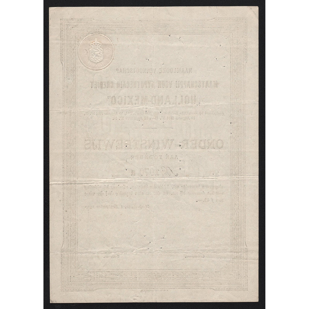 Maatschappij Voor Hypothecair Crediet “Holland-Mexico”