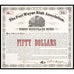 The Fort Wayne Rink Association 1873 Indiana Bond Certificate