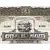 City of Los Angeles, Water Works Bond (Mayor Owen McAleer) Stock Certificate