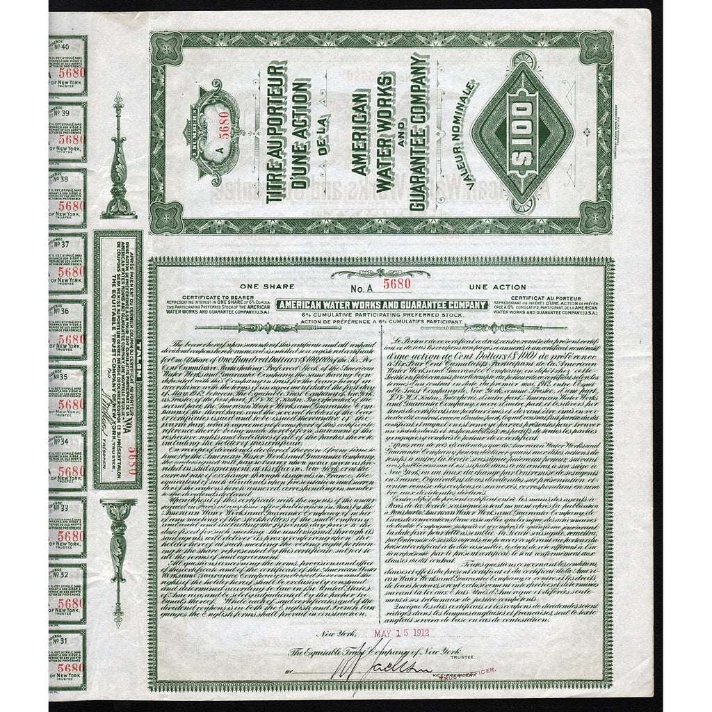 American Water Works and Guarantee Company