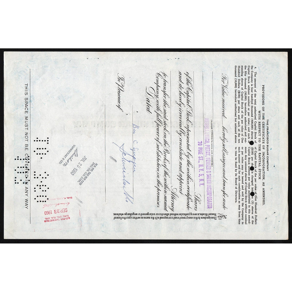 The Francisco Sugar Company