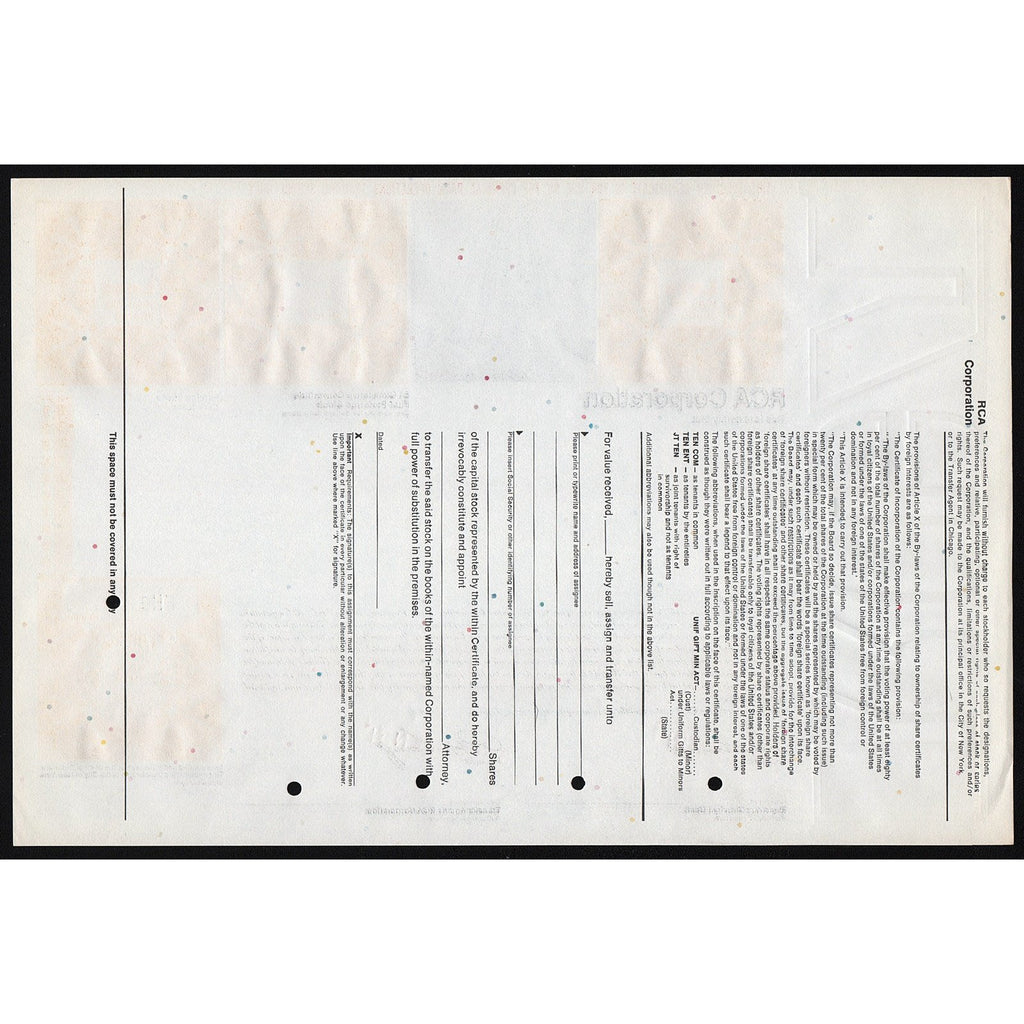 RCA Corporation (Radio Corporation of America)