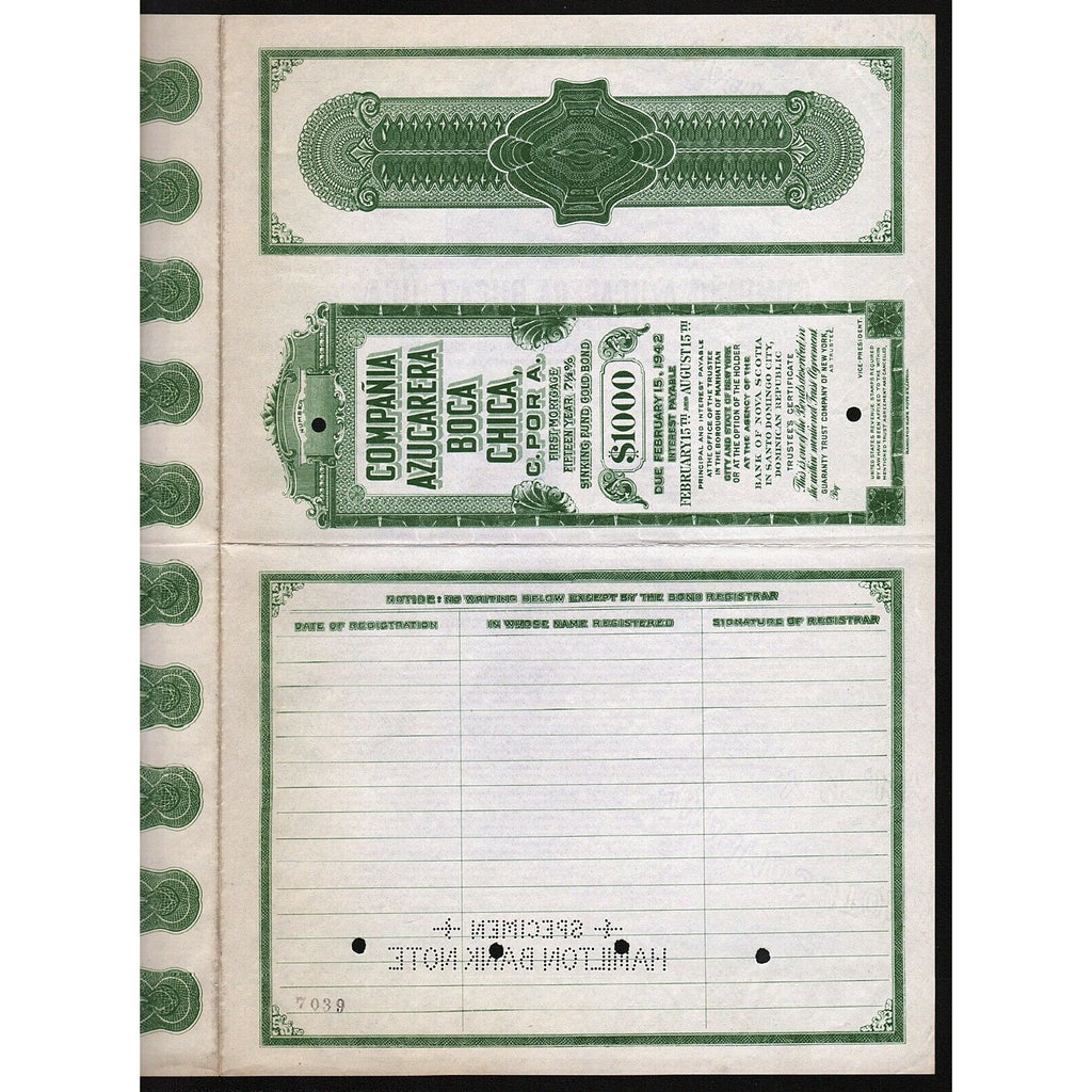 Compania Azucarera Boca Chica (Specimen) - Dominican Republic