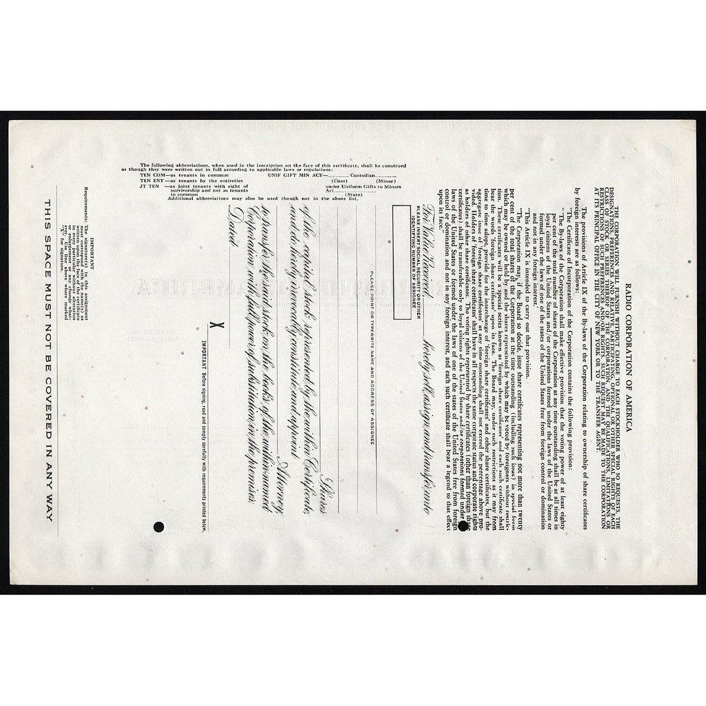 Radio Corporation of America (RCA)