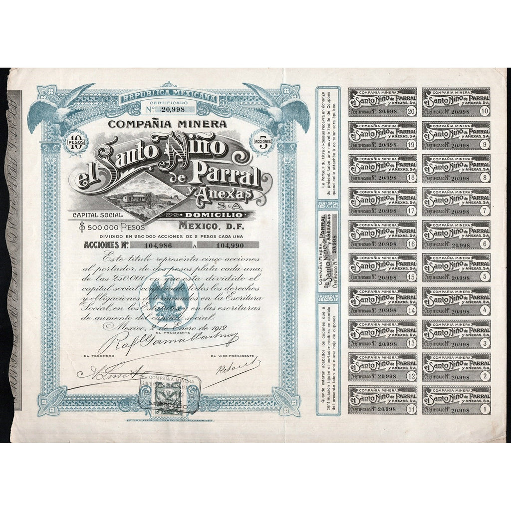 Minera Santo Nino de Parral y Anexas