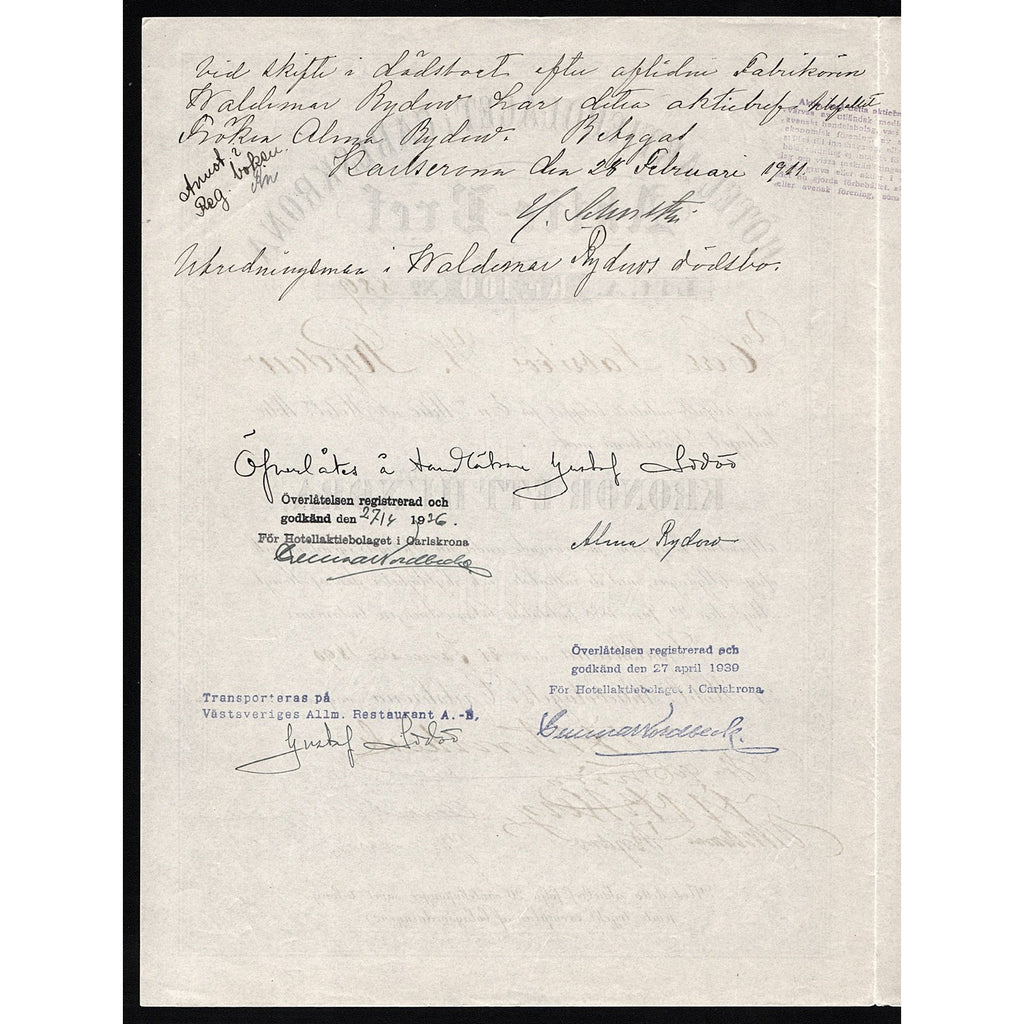 Hotel Aktiebolaget i Carlskrona