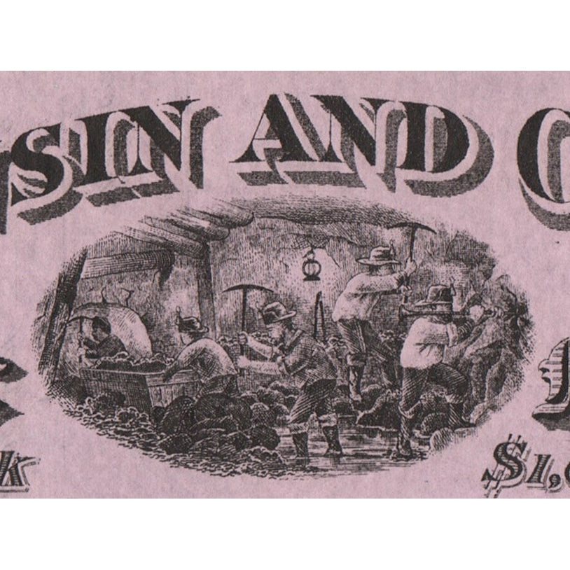 The Wisconsin and Colorado Silver Mining Co. Stock Certificate Colorado