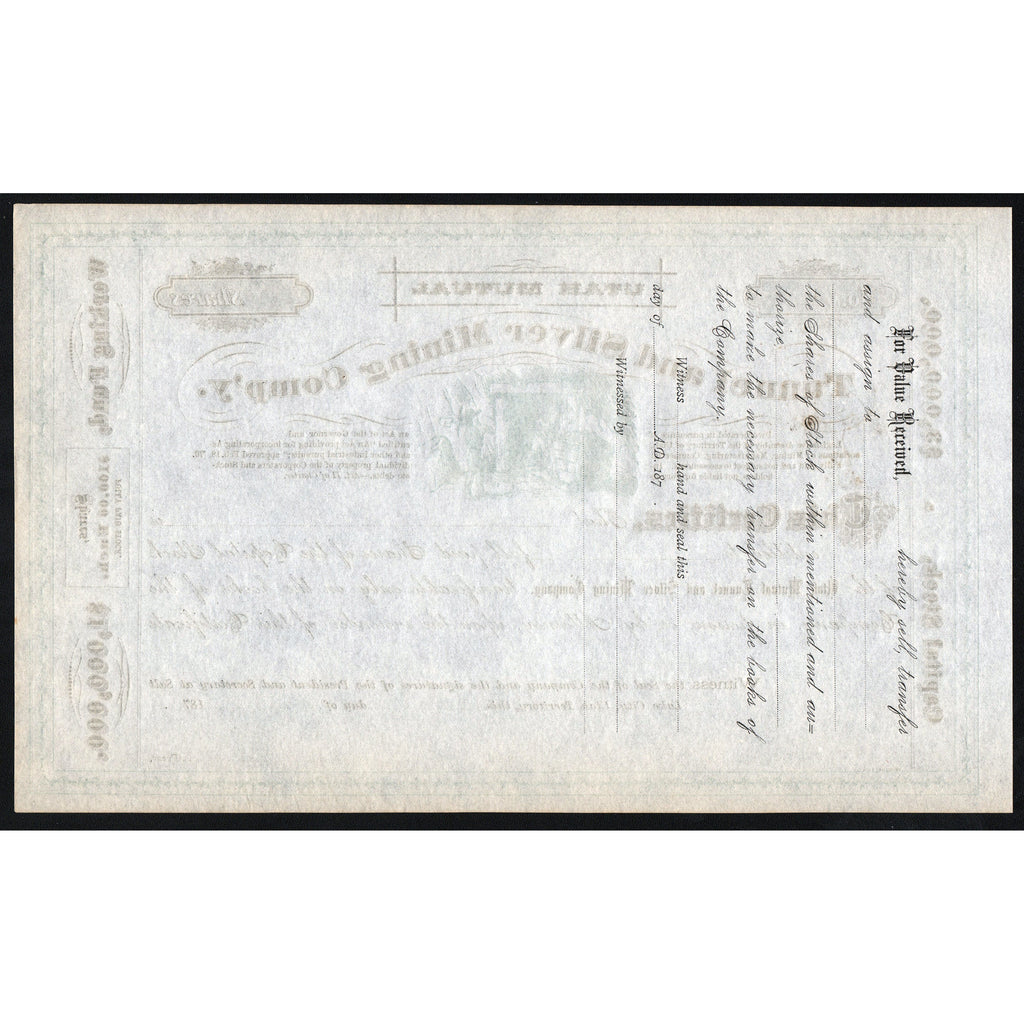 Utah Mutual Tunnel and Silver Mining Company