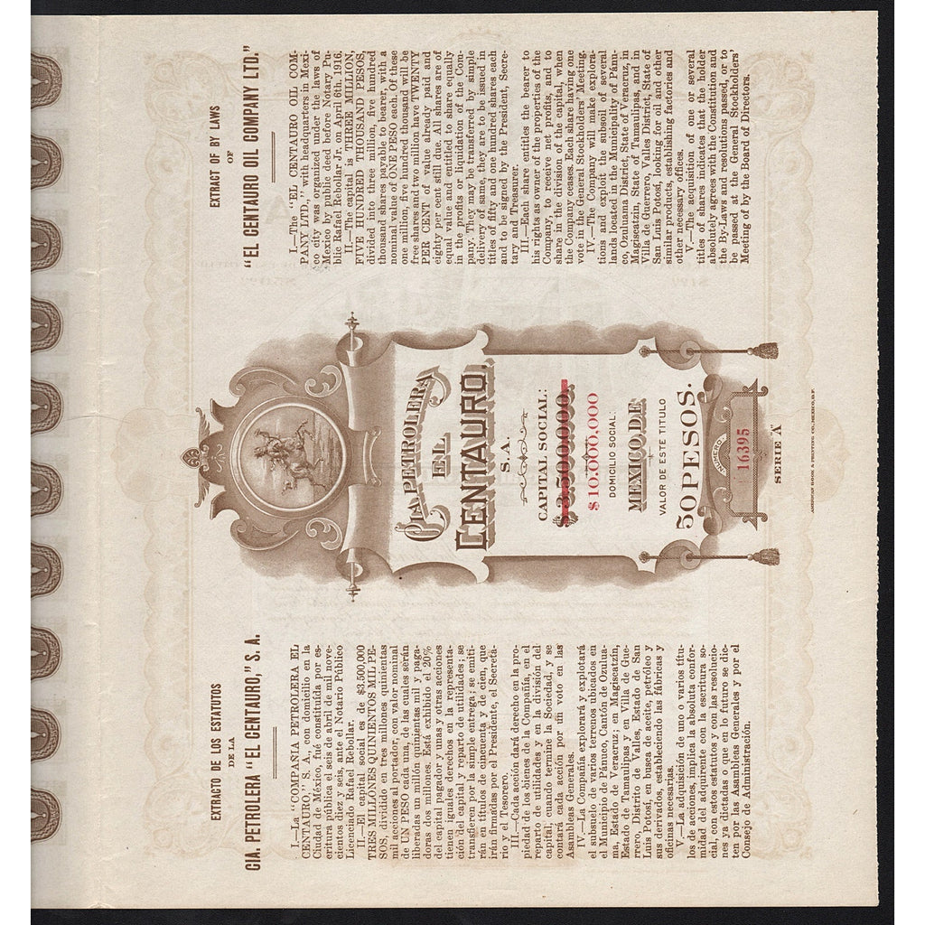 Compania Petrolera "El Centauro", S.A.