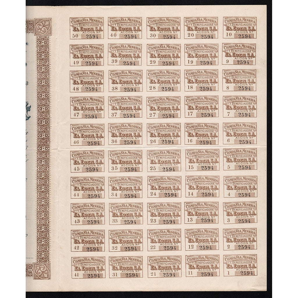 Compania Minera y Beneficadora "El Eden" Sociedad Anonima