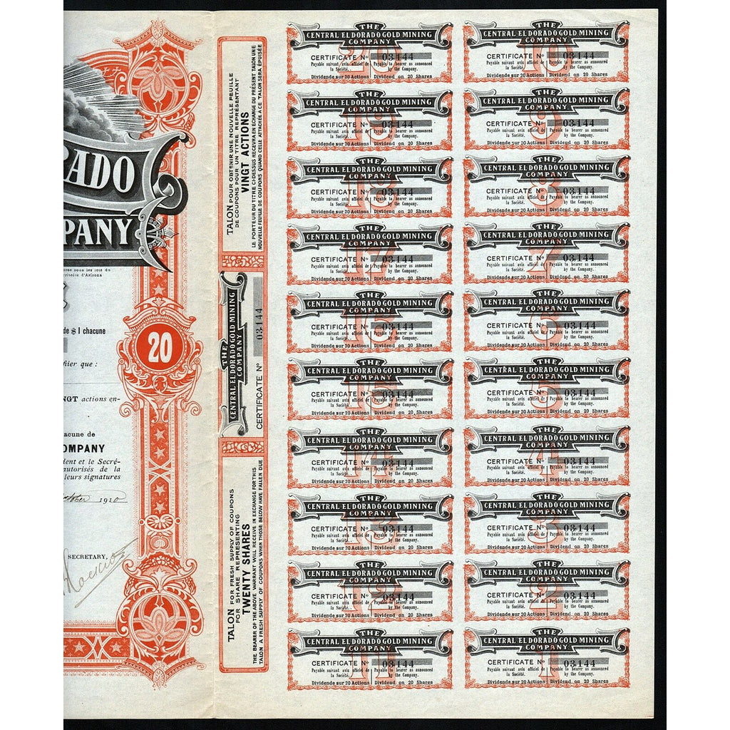 The Central El Dorado Gold Mining Company