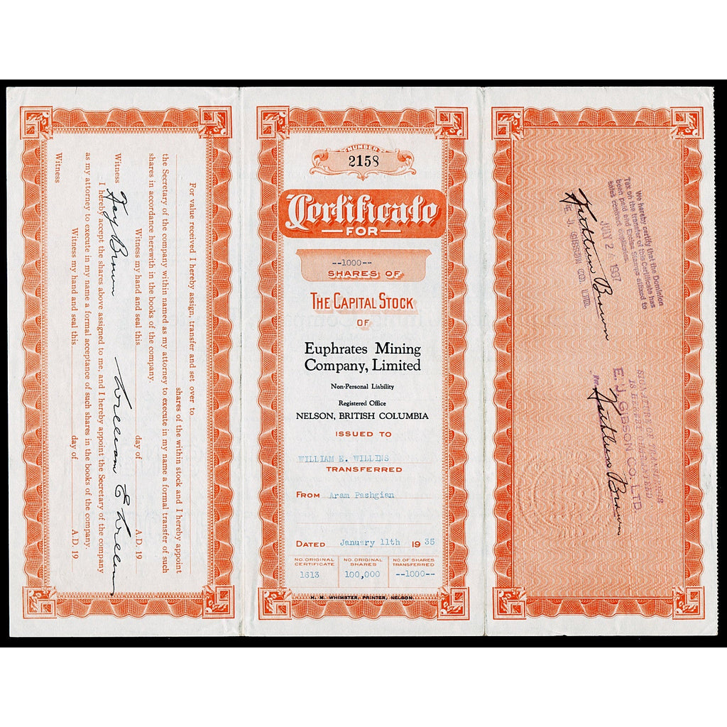 Euphrates Mining Company, Limited